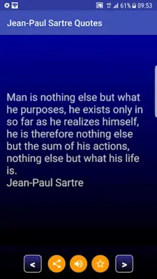 Jean-Paul Sartre Quotes android App screenshot 5